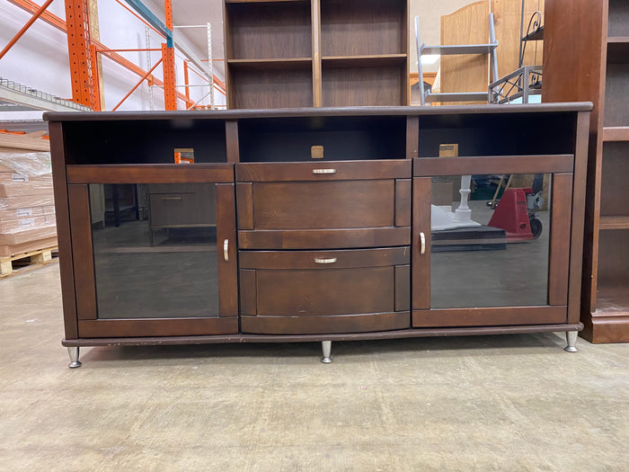 Dark Wooden Entertainment Unit