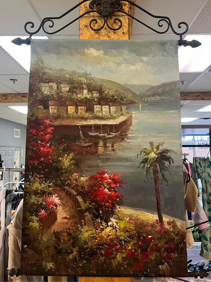 Water Scenery 24"x34" Oil Painting