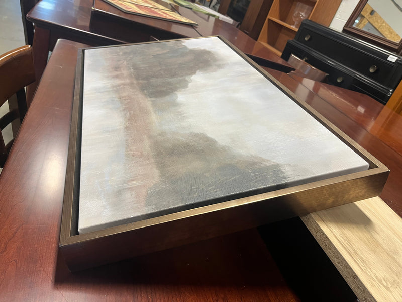 Foggy day 28"x17" painting