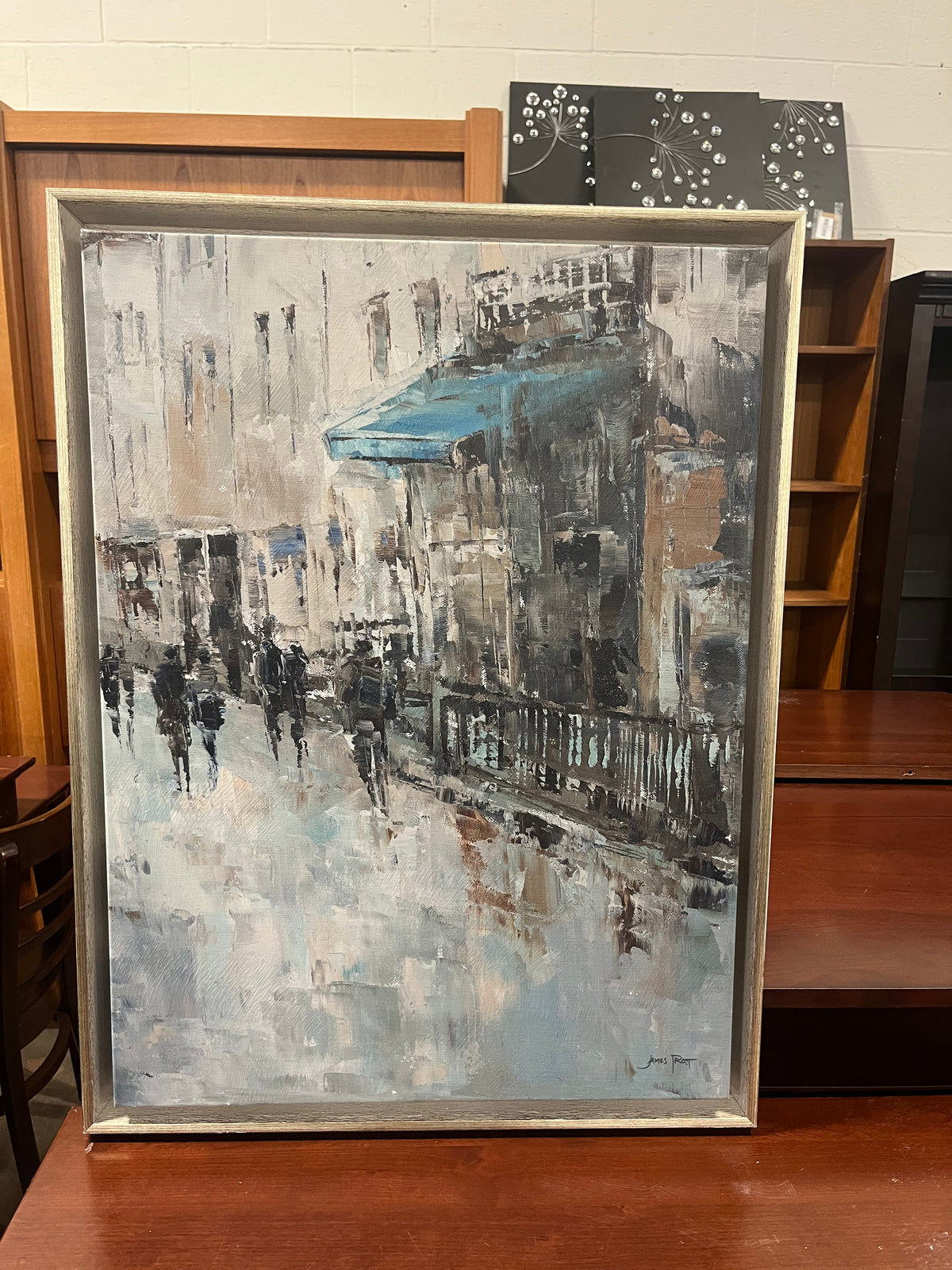 Rainy Day 22"x29" Painting
