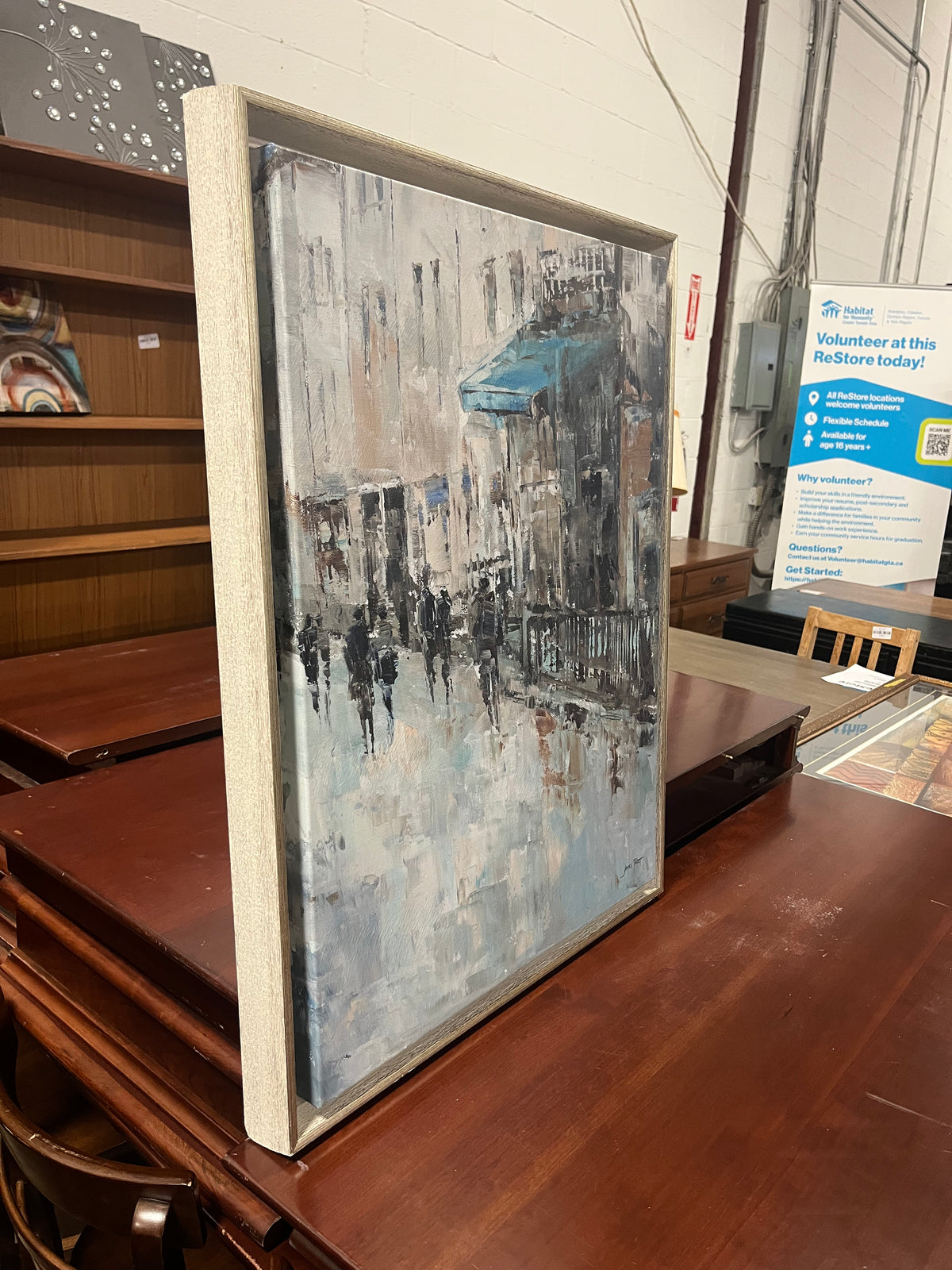 Rainy Day 22"x29" Painting