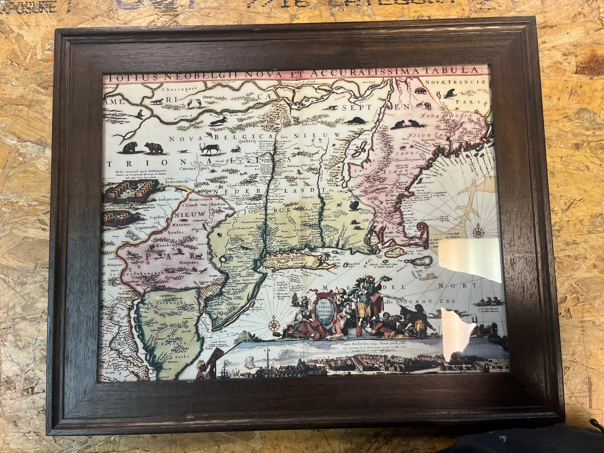 Framed Map Artwork
