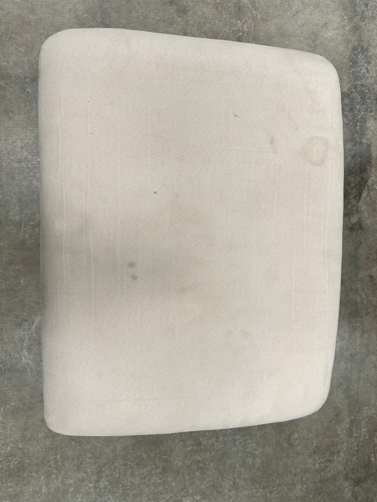 Beige Glider Rocker and Ottoman