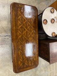 Dark Wood Coffee Table with a Glossy Finish