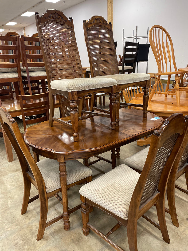 Dark Wood 7 Piece Dining set