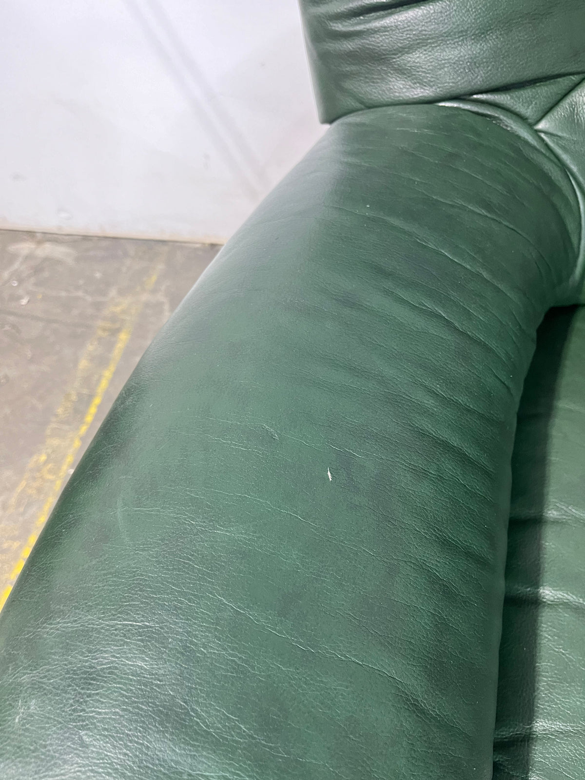 Green Leather Couch