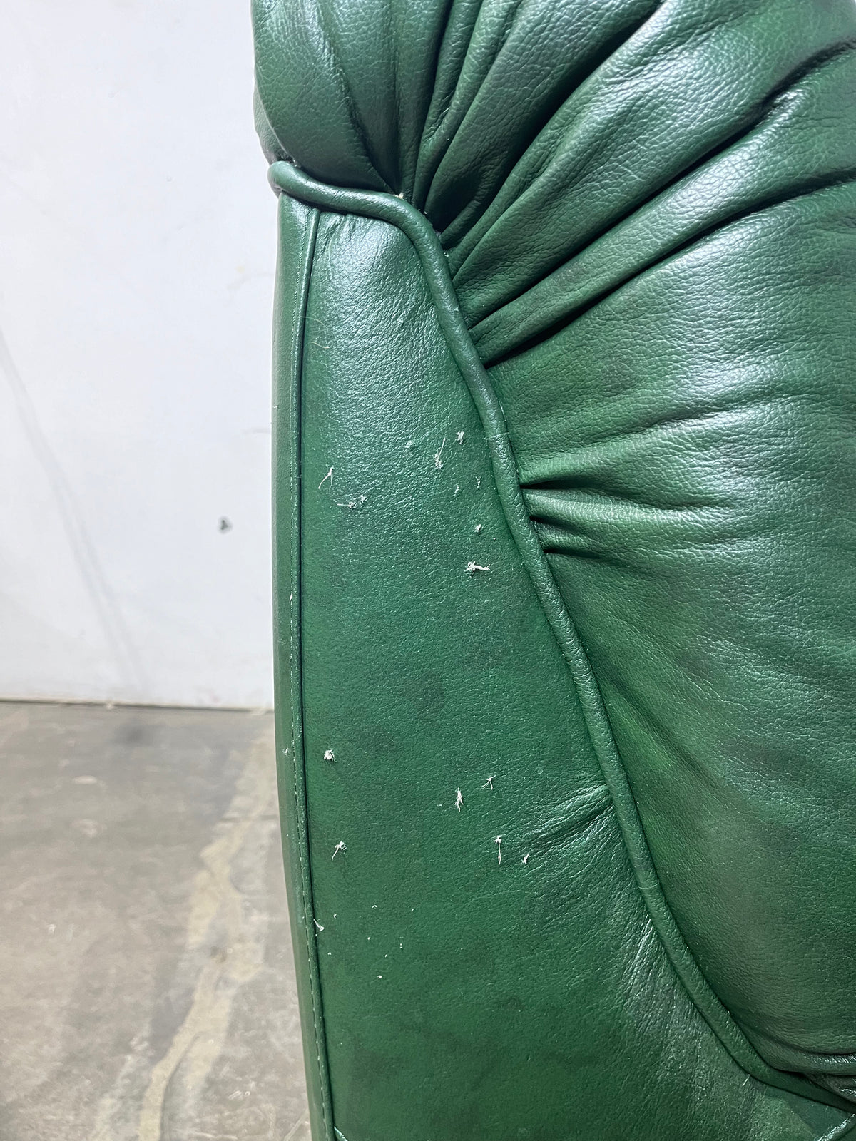 Green Leather Couch