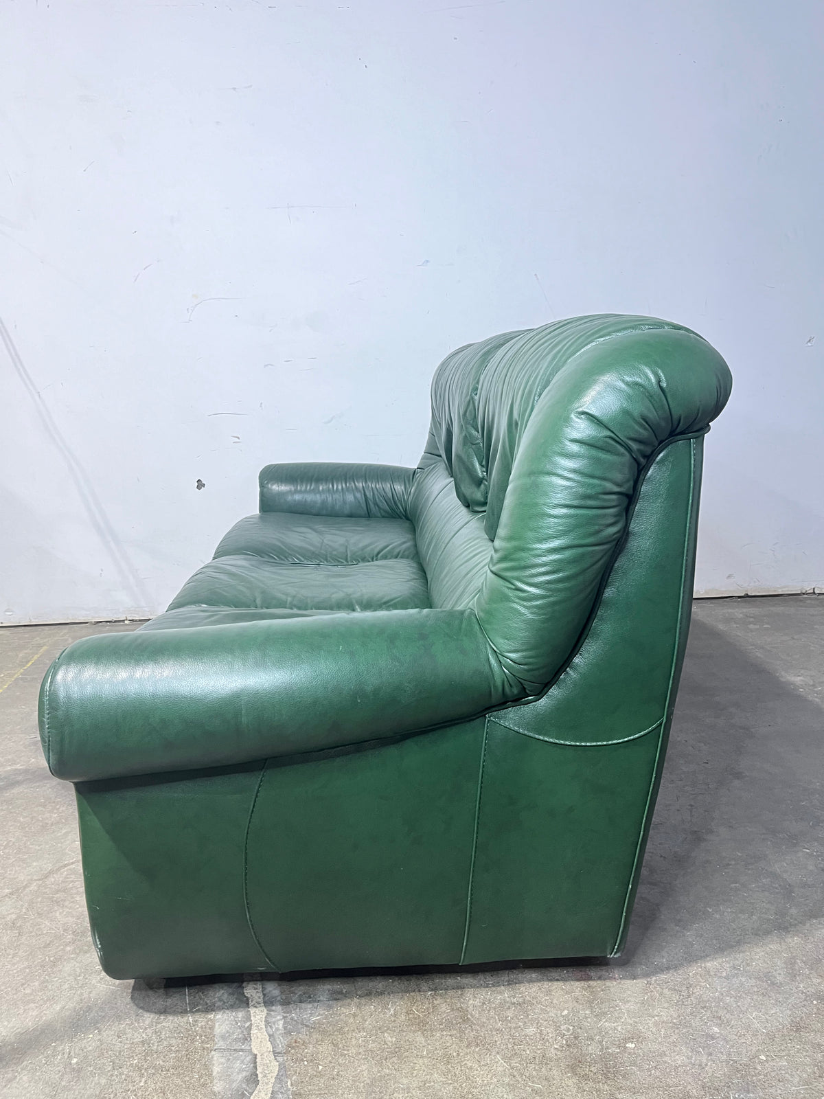 Green Leather Couch