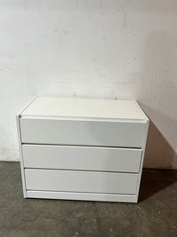 3 Drawer Dresser - White