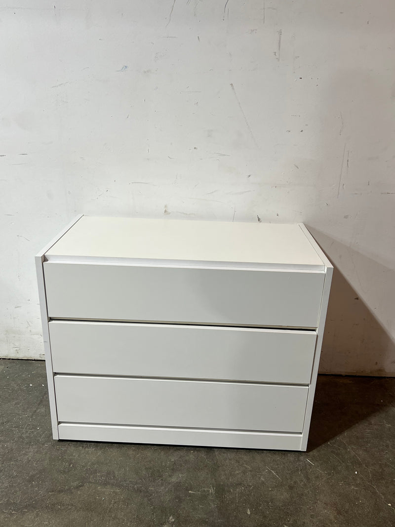 3 Drawer Dresser - White