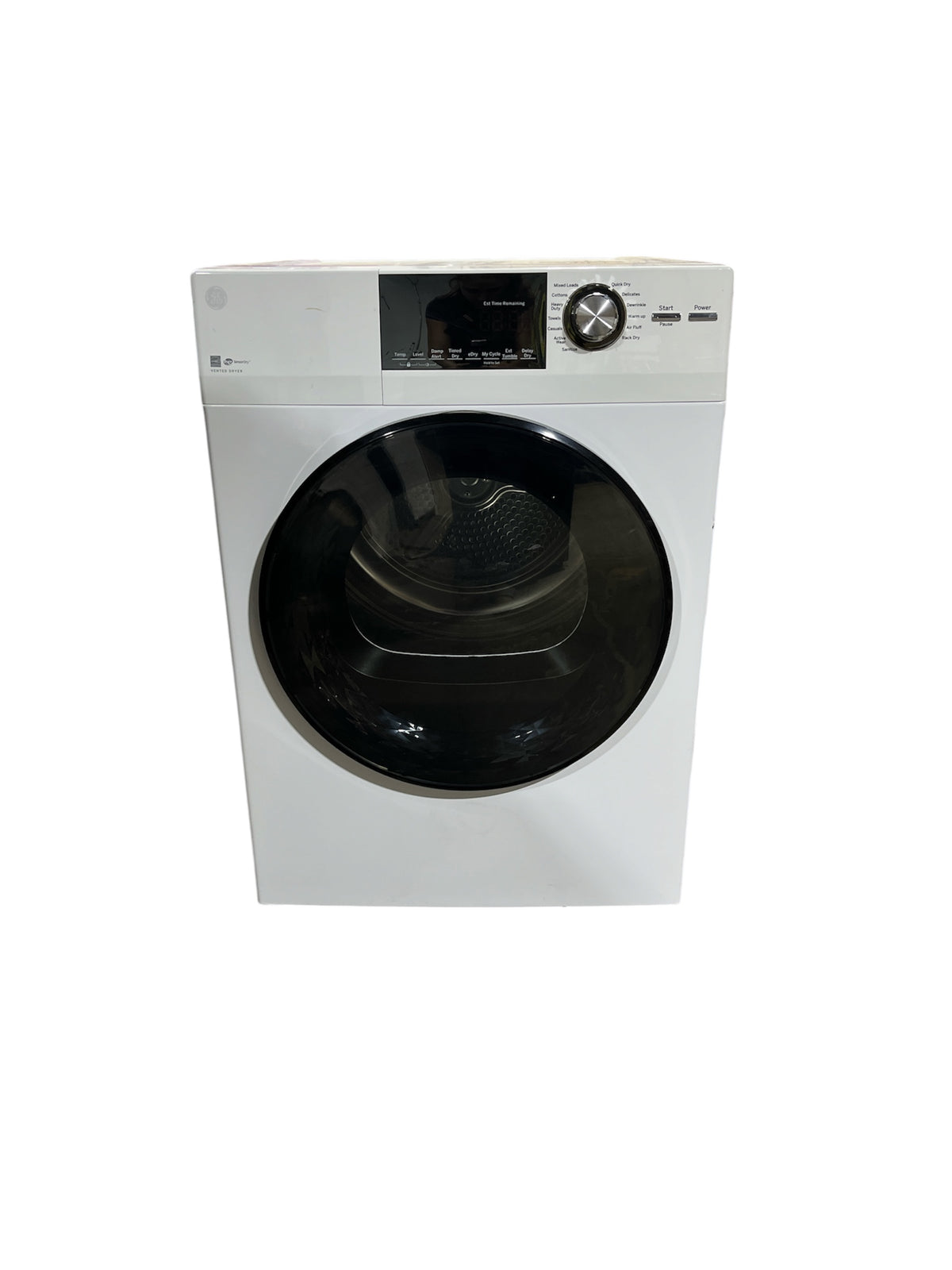 GE Front Load Electric Dryer in White