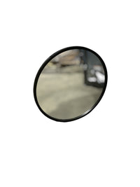 29" Round Mirror With Black Frame