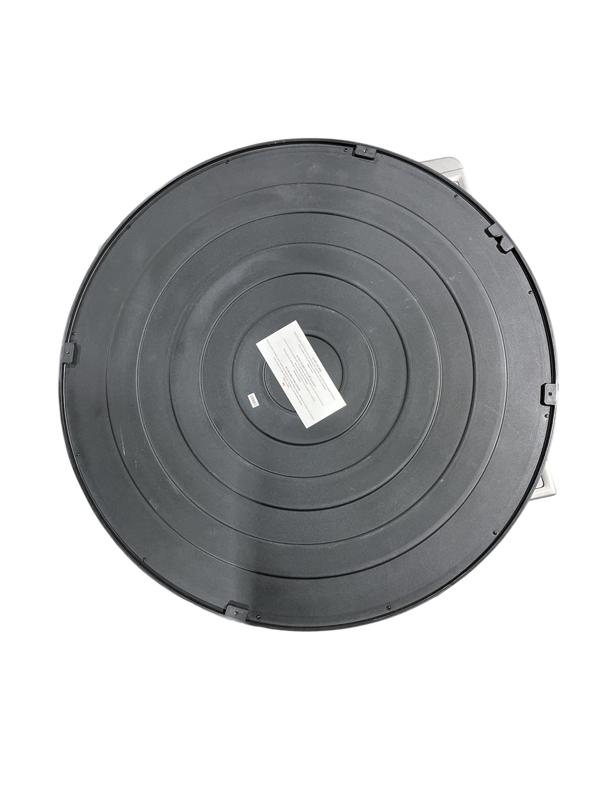 29" Round Mirror With Black Frame