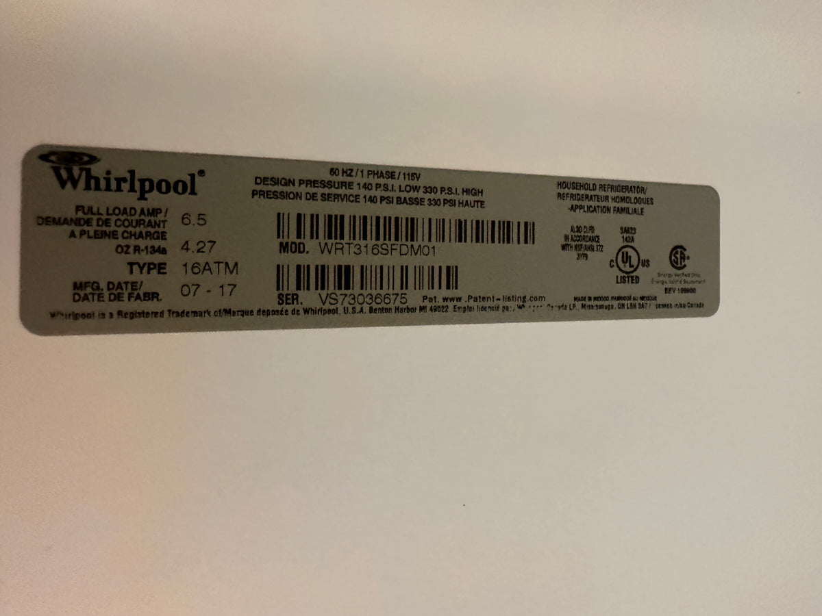 Whirlpool Fridge & Freezer