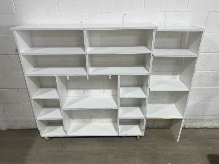 White Custom Shelving Unit