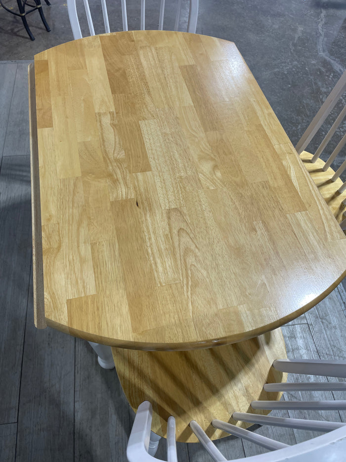 Round Country Kitchen Table Set