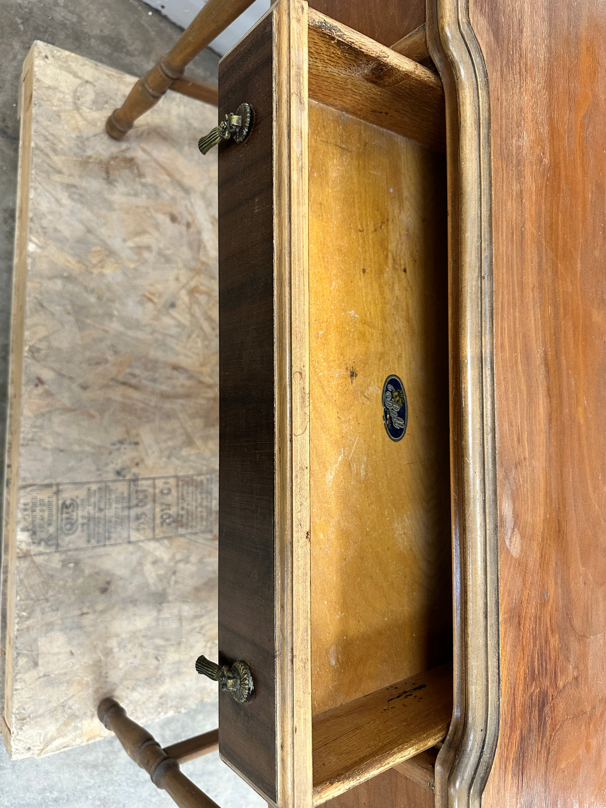 3 Drawer Vintage Writing Desk