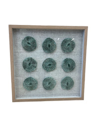 Shadow Box 3D Coral Artwork with Wood Frame