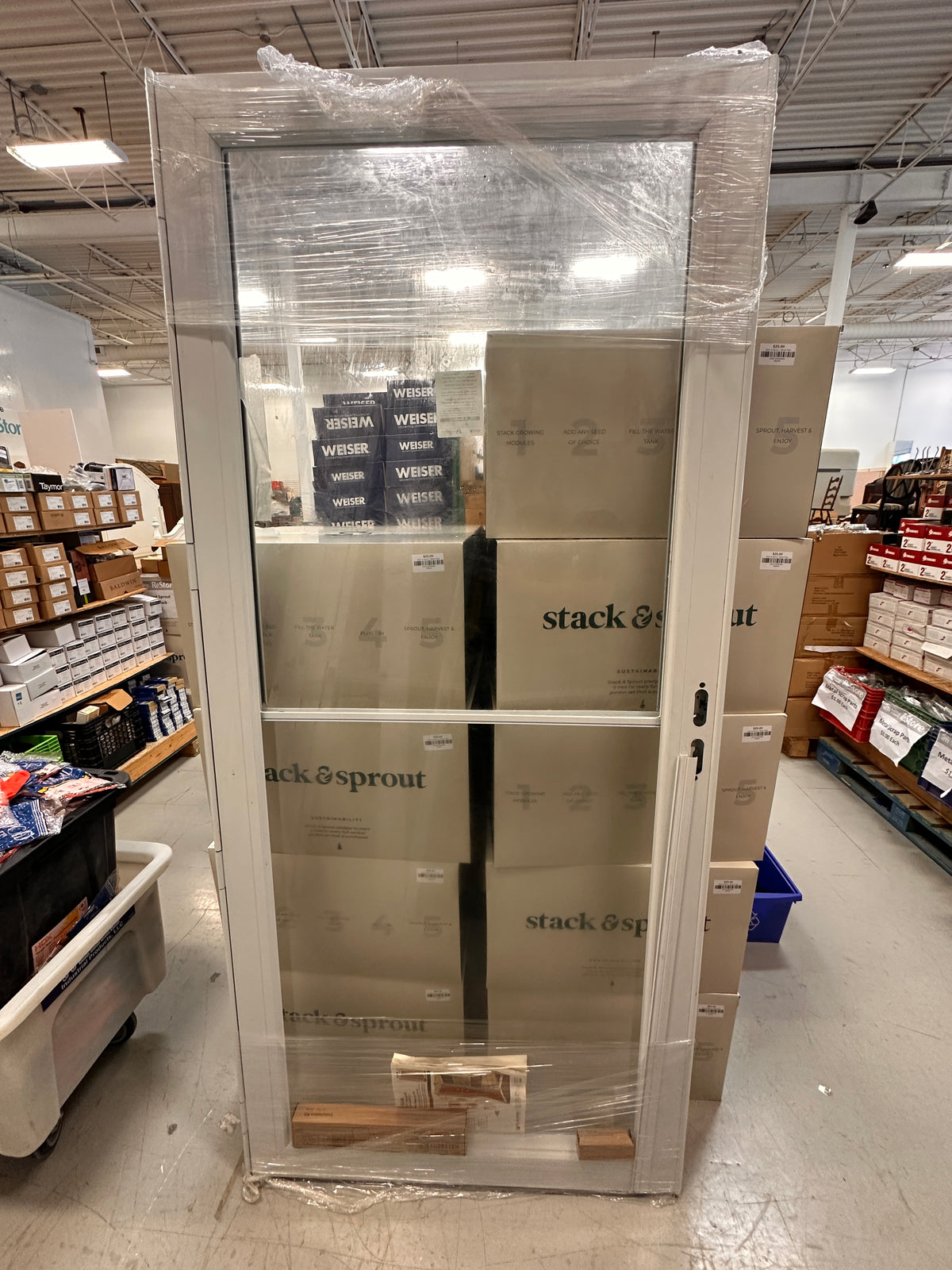 Glass patio door 37"W x 80"H