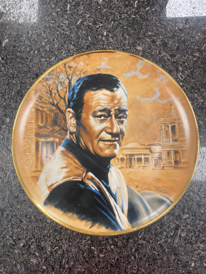 "John Wayne" by Susie Morton Collector's Plate