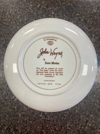 "John Wayne" by Susie Morton Collector's Plate