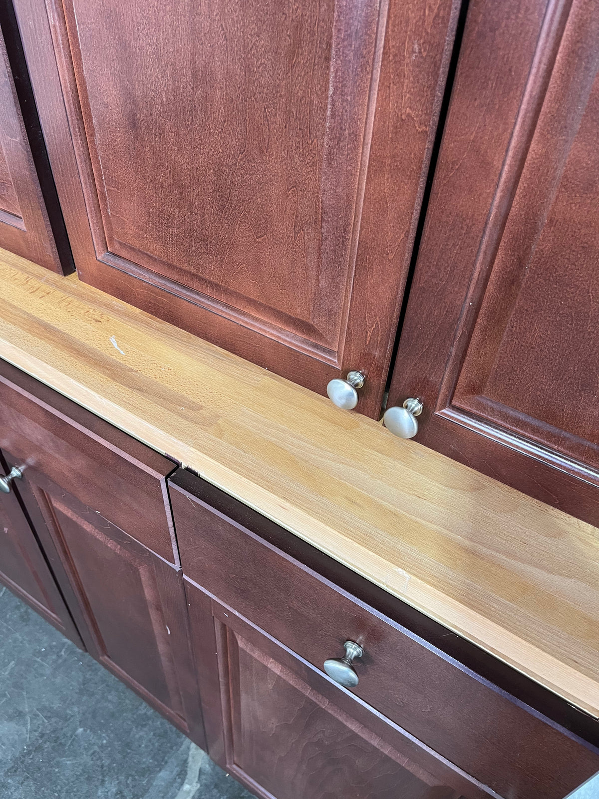 Espresso-Dark Brown Galley Kitchen Cabinet Set