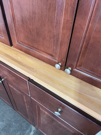 Espresso-Dark Brown Galley Kitchen Cabinet Set