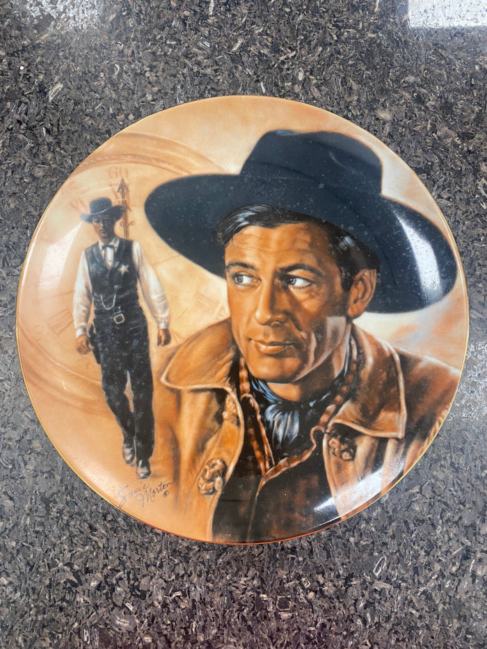 "Gary Cooper" by Susie Morton Collector's Plate