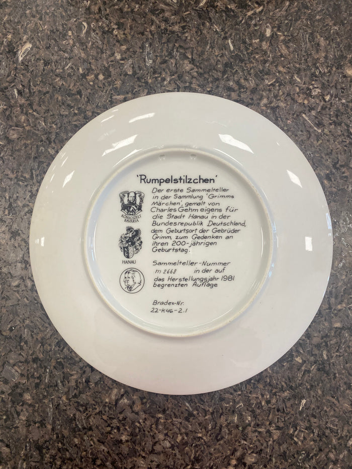 1981 Rumpelstilzchen Collector's Plate by Charles Gehm