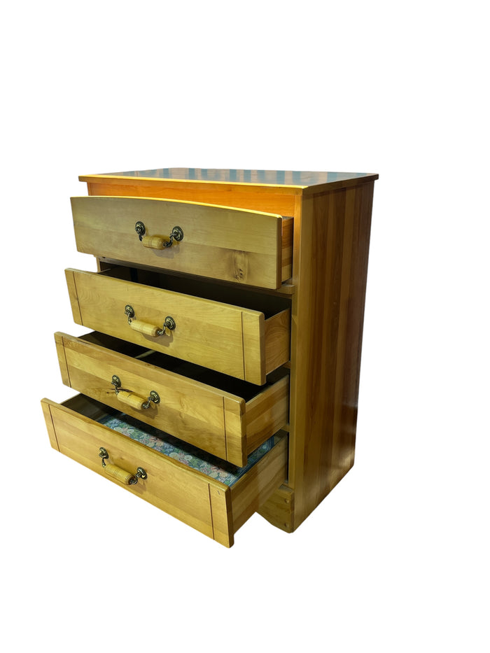 Maple Tone Wooden Chest of Drawers