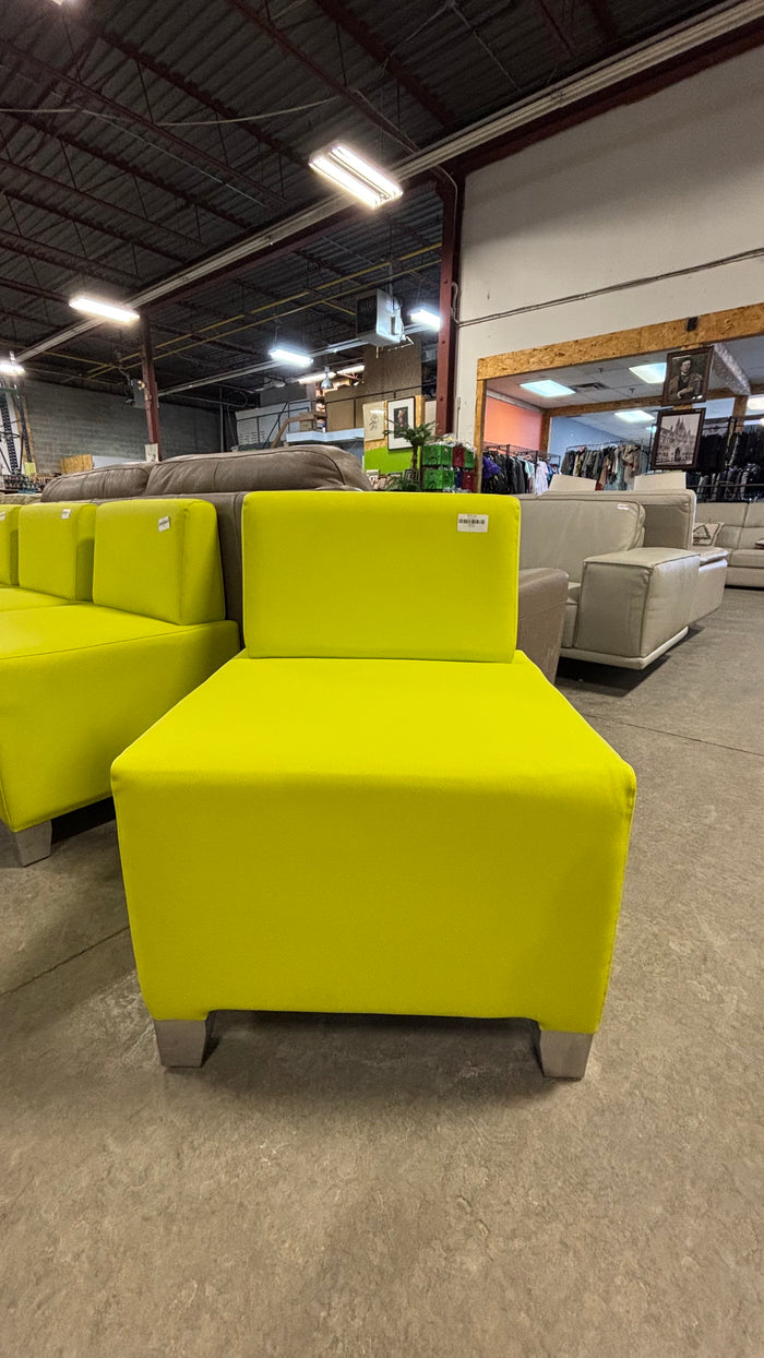 Neon Green Cubic Chair