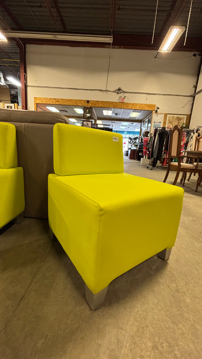 Neon Green Cubic Chair