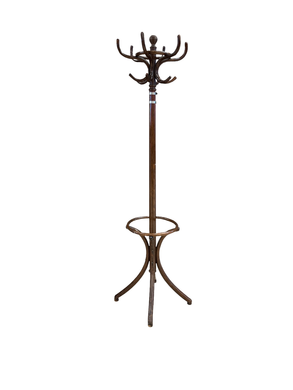 Bentwood Tree Coat in Dark Walnut Finish