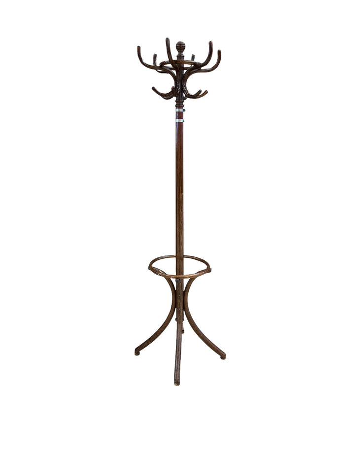 Bentwood Tree Coat in Dark Walnut Finish