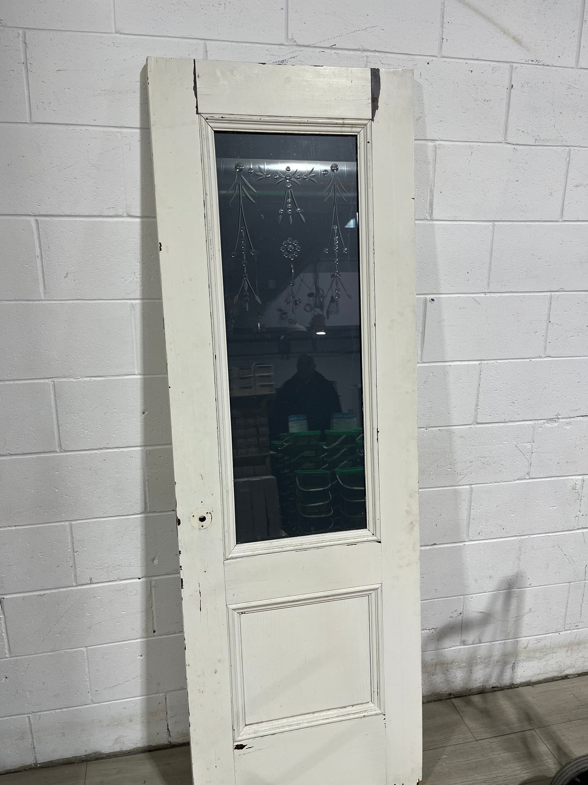 26" x 78.25" White door with Mirror