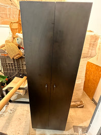 4 Shelf Black Cabinet