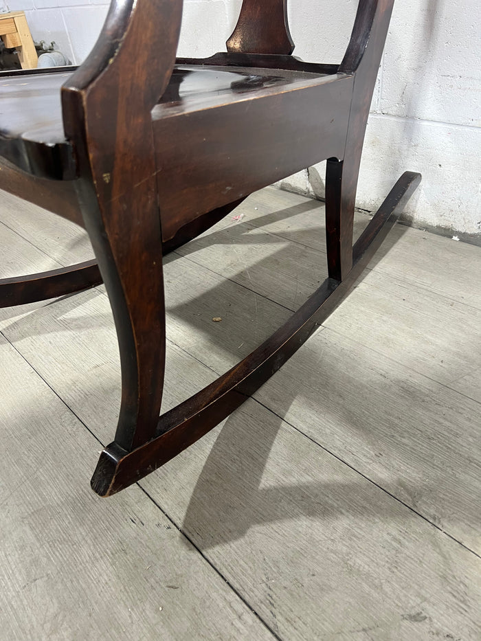 Vintage Wooden Rocking Chair