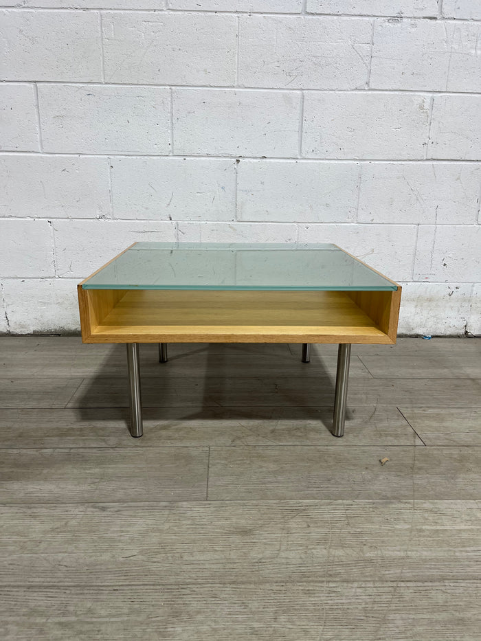 Small Glass Top Cocktail Table