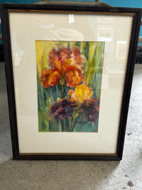 Iris Watercolour Painting