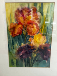 Iris Watercolour Painting