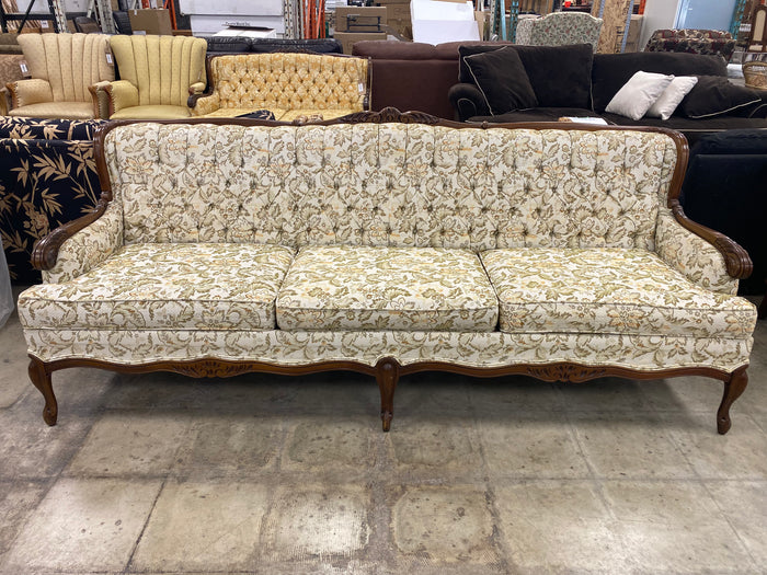 French Provincial Floral Sofa