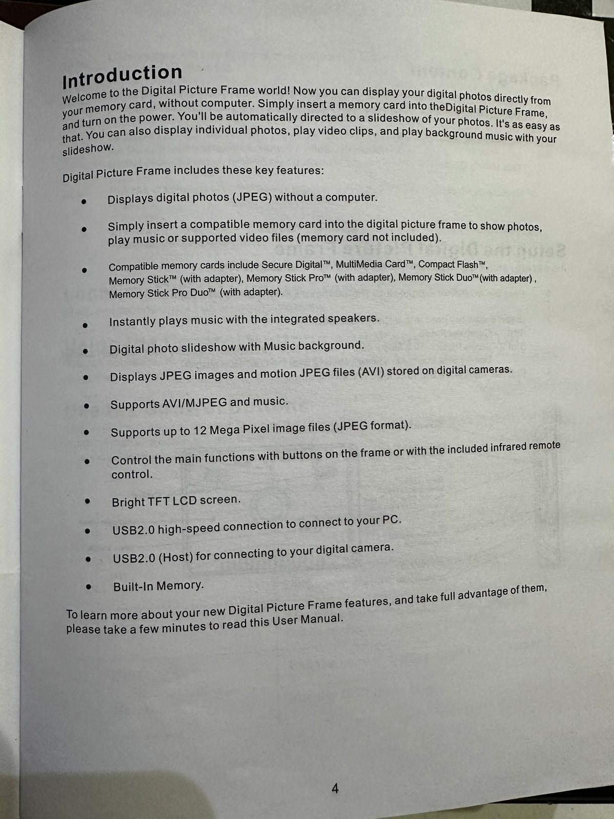 7” Digital Photo Frame