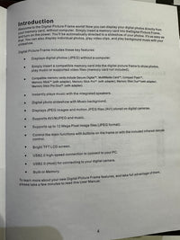 7” Digital Photo Frame