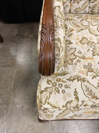 French Provincial Floral Accent Chair