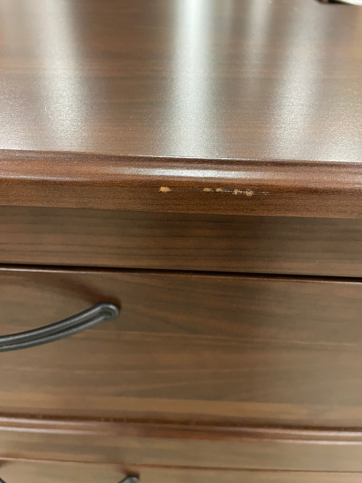 6 Drawer Dresser With Black Handles