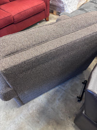 Large Brown Fabric Armchair