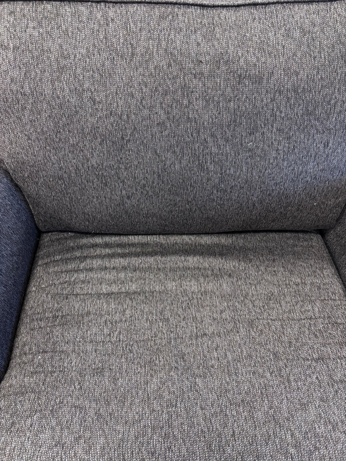 Large Brown Fabric Armchair