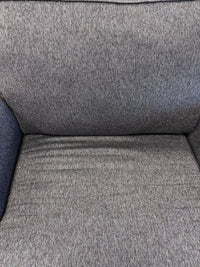 Large Brown Fabric Armchair