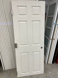 6 Panel Fire Rated 30.5” x 75” Door