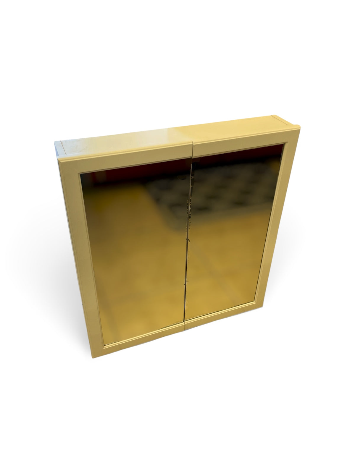 White Mirrored Medicine Cabinet